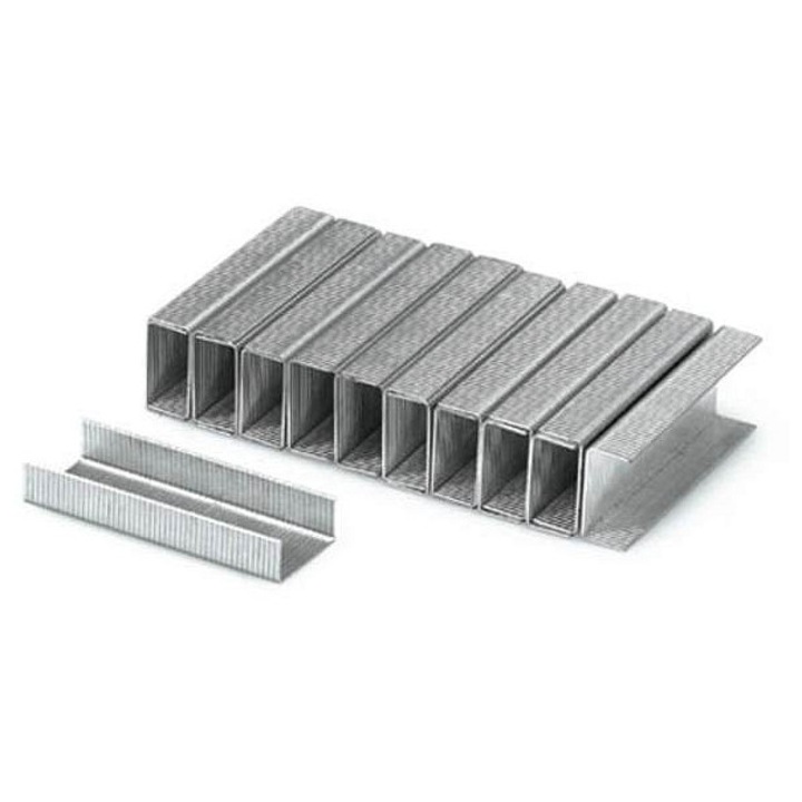 Capse pentru capsator Yato, capse/sarme din otel, compatibile cu YT-7006/7007, 11,2 mm latime, 10 mm inaltime, 0,5 x 0,7 mm, argintiu, 1000 buc
