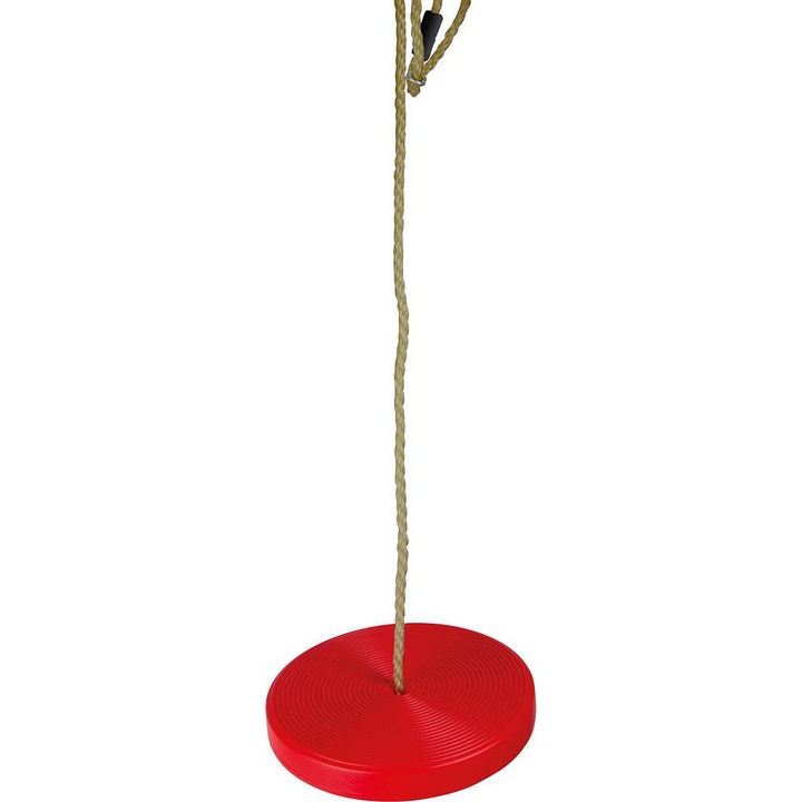Alltoys piros tányérhinta 28cm, 1.8m kötéllel