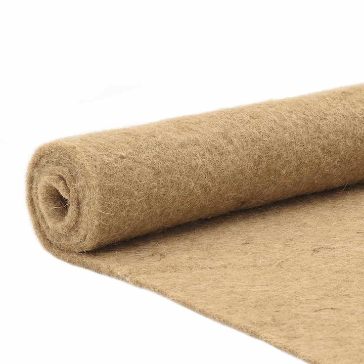 Covoras de canepa pentru rozatoare vidaXL, 0, 5x1 m 5 mm