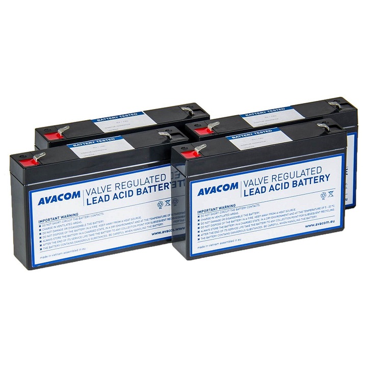 Baterie Avacom pentru UPS CyberPower Eaton Effekta 4x151x34x94mm 4,92kg