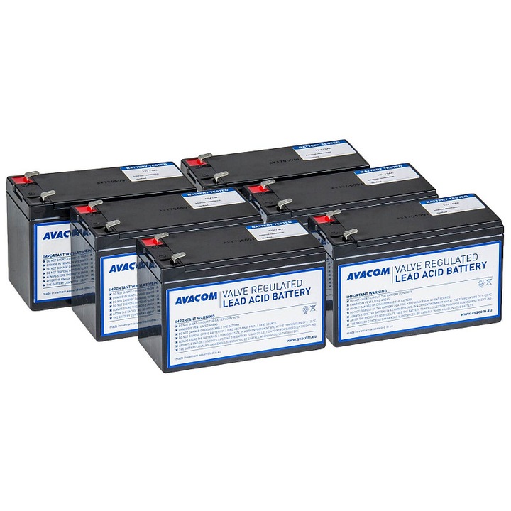 Baterie UPS Avacom VRLA 6x151x65x94mm 16.2kg set