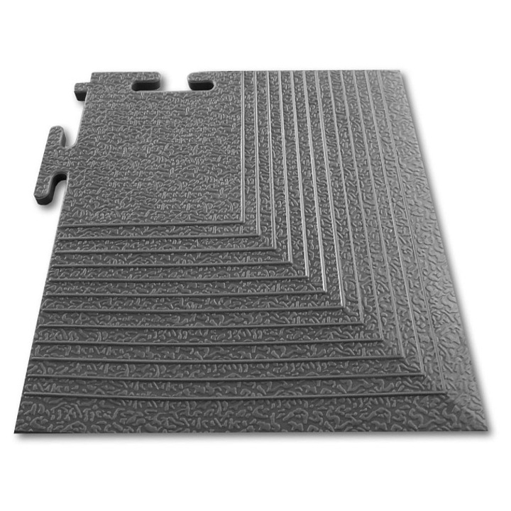 PVC перваз Sedco ECO, сив, за ъглов завършек, 2 ръба