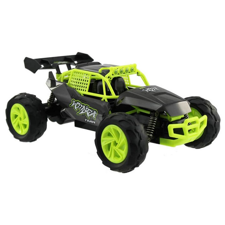 EPEE RC autó 1:14 2.4GHz, terepjáró buggy, sebesség akár 20 km/h, lengéscsillapítók mindkét tengelyen, fekete/zöld, 1 db