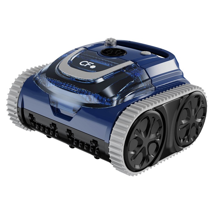 Aspirator robotic pentru piscină CF 400 AKU, inteligent GYRO navigáció, Li-Ion 6400 mAh akkumulátor akár 200 percig, 180 mikronos szűrő, Kék, 1 db