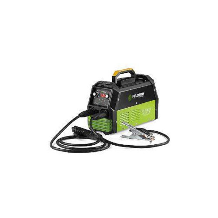 FIELDMANN FDIS 20140-E hegesztő inverter, állítható áramerősség 20-140 A, elektródák 1,6-3,2 mm, maszk és kábelek mellékelve, zöld/fekete, 230 V