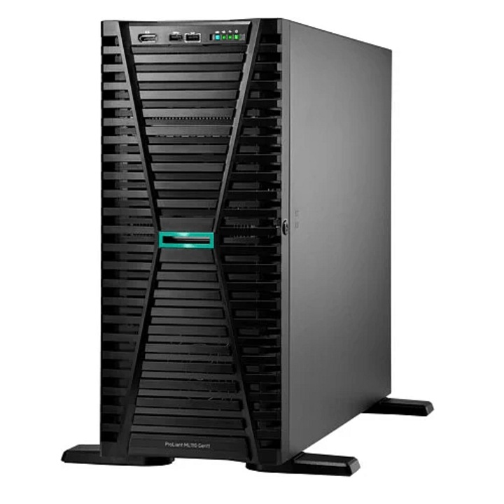 Server HP Enterprise ProLiant ML110 Gen11, Intel Xeon 4510, 64GB, 2x480GB SSD, 46.2x19.5x57.7cm