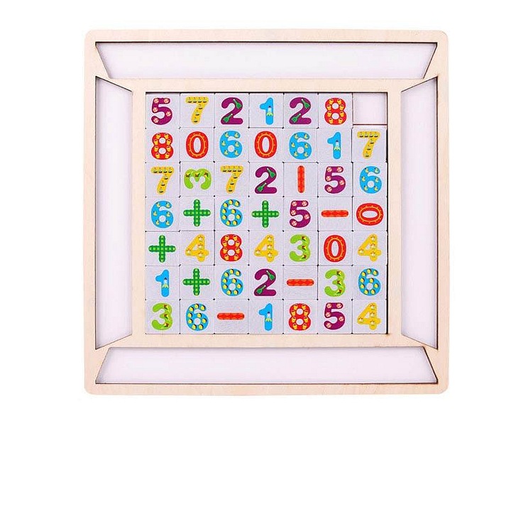 Дървен пъзел Alltoys 48 части цветен