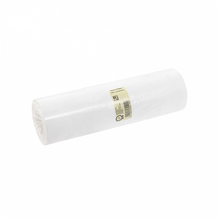 Role hartie termica Brother LDS0E000210062P, potajata, diametru 62 mm, miez 25 mm, alb, 30 m