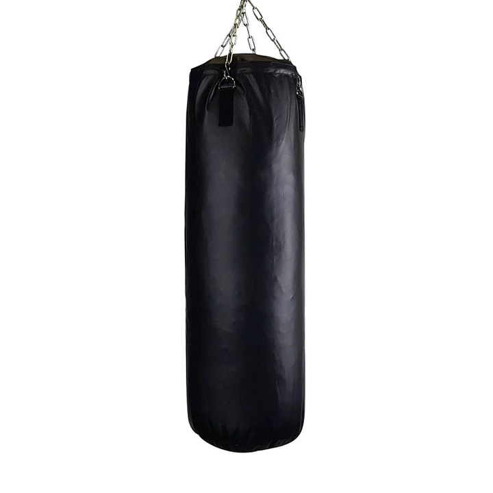 GALA Boxzsák - 150 CM / 45 KG - Láncokkal - fekete