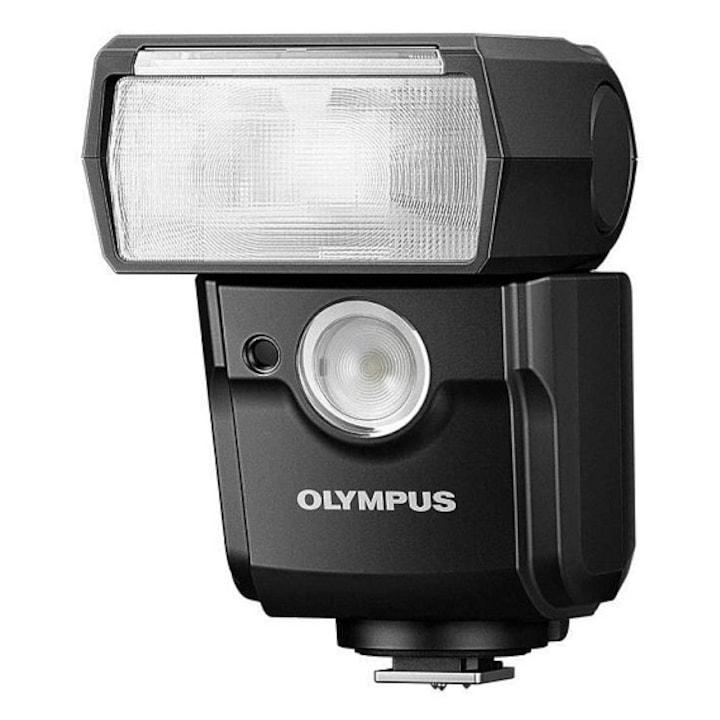 OM SYSTEM FL-700WR vaku GN 42 (ISO 100) értékkel, rádiós vezérlés, LED videófény 100 Lux 1 m-en, por-/fagyálló és cseppálló, Fekete, 1 db