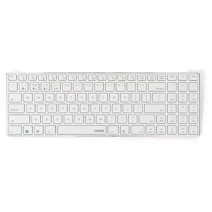 Клавиатура Rapoo E9100M безжична ултратънка бяла 15x343x90mm