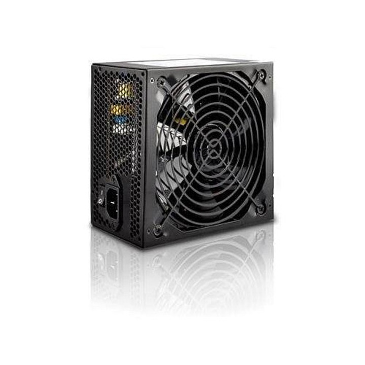 Sursa Crono Gen.2 600W, format atx, 85+ eficienta, active pfc, ventilator 14 cm, 20+4 pin, 4x sata, 2x hdd, 1x fdd, 2x pci-e 6+2, negru, 1 buc