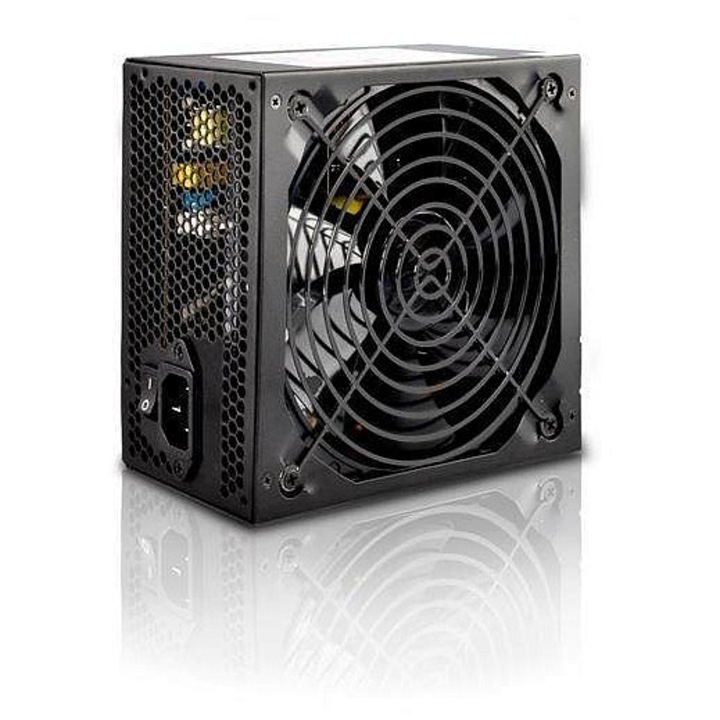 Sursa PC/Alimentator Crono Gen.2 500W, 85+ eficienta, ventilator 14cm, PFC activ, ATX, 4 x SATA, negru, 1 buc