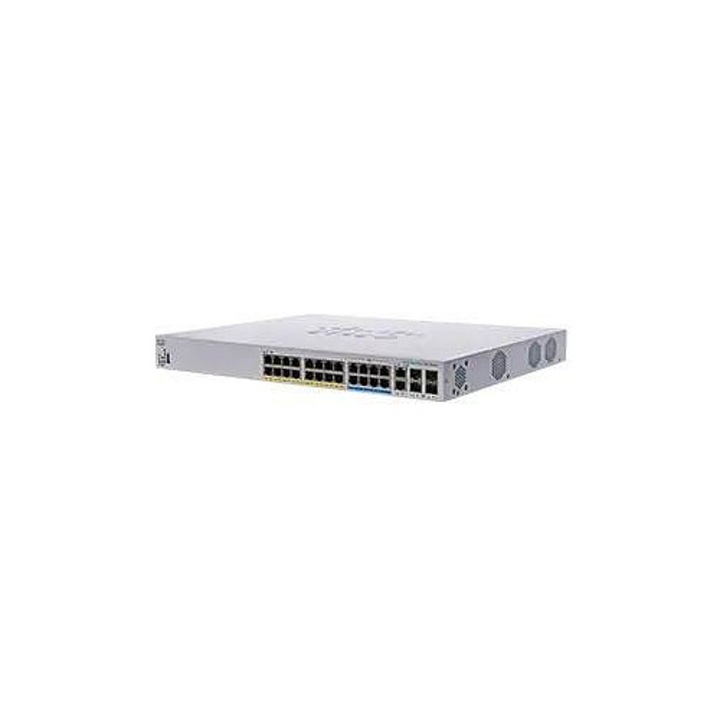 Cisco CBS350-24NGP-4X-EU menedzselhető switch, 16 x 1GbE, 8 x 5GbE, 2 x 10GbE/SFP+ combo, 2 x SFP+, 48x PoE+, 8x PoE++, 375W PoE, refresh (felújított), Szürke, 1 db