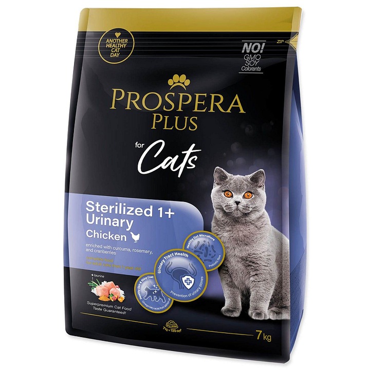 Prospera Plus sterilizált macska száraztáp csirke 7kg