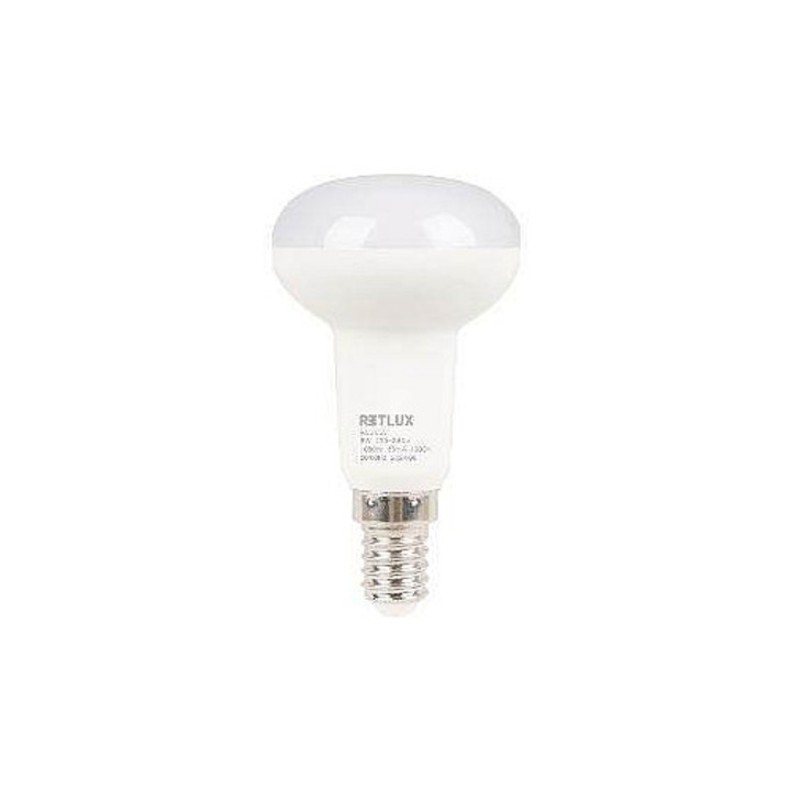 RETLUX LED izzó 8W, 4000K, E14, 88x50mm