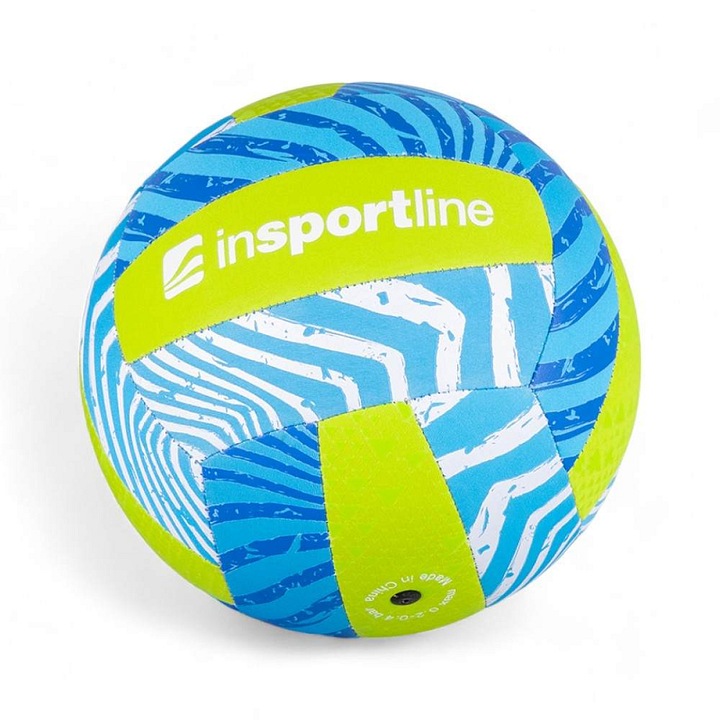 Insportline Gilermo röplabda, neoprén, vízálló, puha csúszásmentes felület, kék/zöld, 5-ös méret, 69,5 cm, 220 g, 1 db