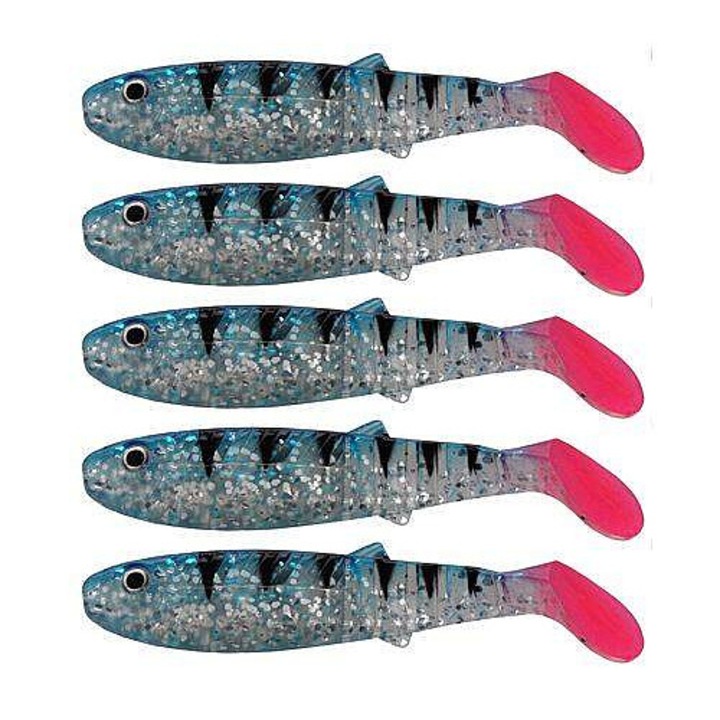 Naluca guma Merco Rubber Bait set 5 buc multicolor 8x6cm