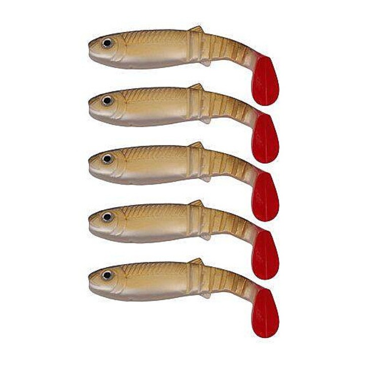 Naluca guma Merco Rubber Bait set 5 buc multicolor 8x6cm