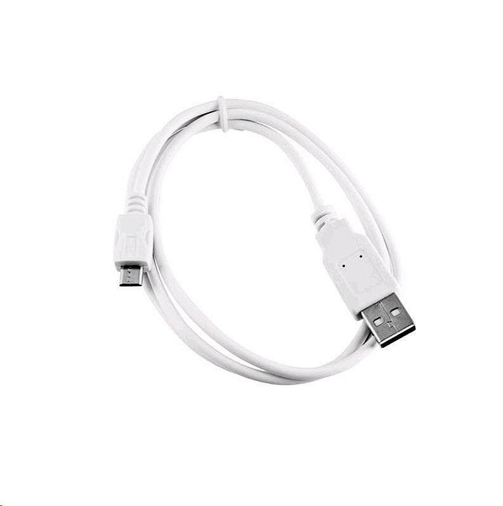 C-Tech USB 2.0 AM Micro kábel, fehér, 2m