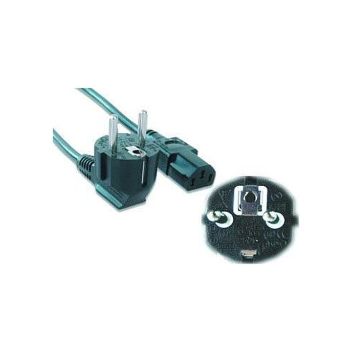 C-TECH Захранващ кабел 3м VDE 220/230V