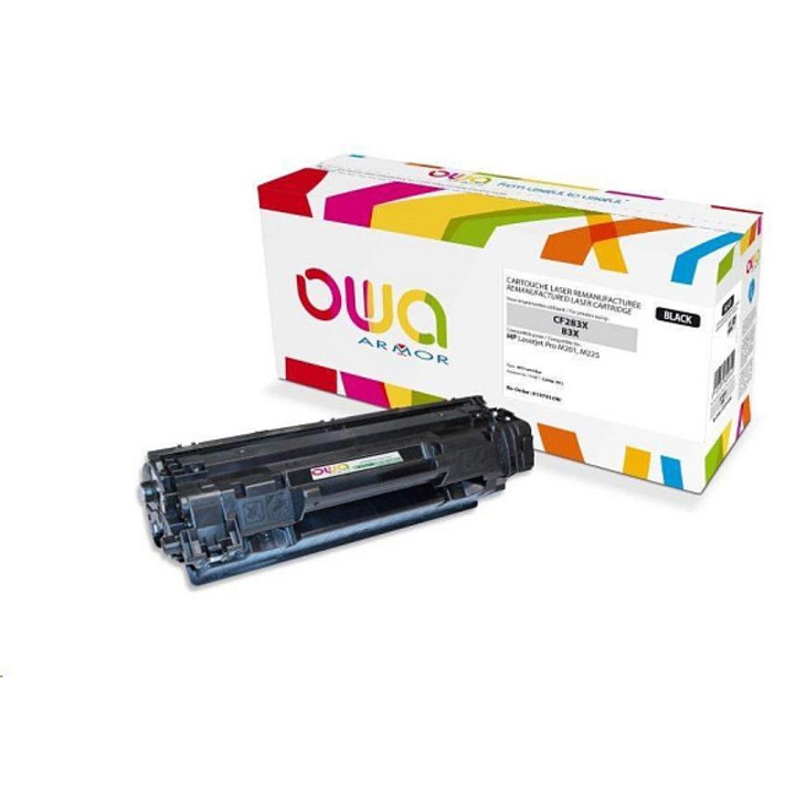 Toner ARMOR OWA CF283X JUMBO, compatibil cu HP LaserJet Pro M201/M225, capacitate 3.000 pagini, negru, 1 buc