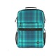 HP Inc., Rucsac pentru laptop din textil rezistent la apa cu fermoar cu inchidere securizata, compartiment 16 inch pentru laptop, Campus XL Tartan, turcoaz/albastru, 20 L