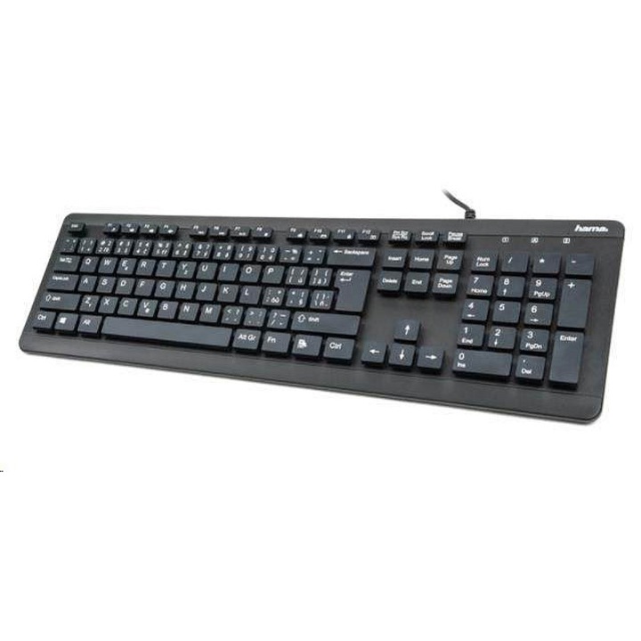 Клавиатура Hama KC-600, водоустойчива, черна, 45x14.4x2.9см