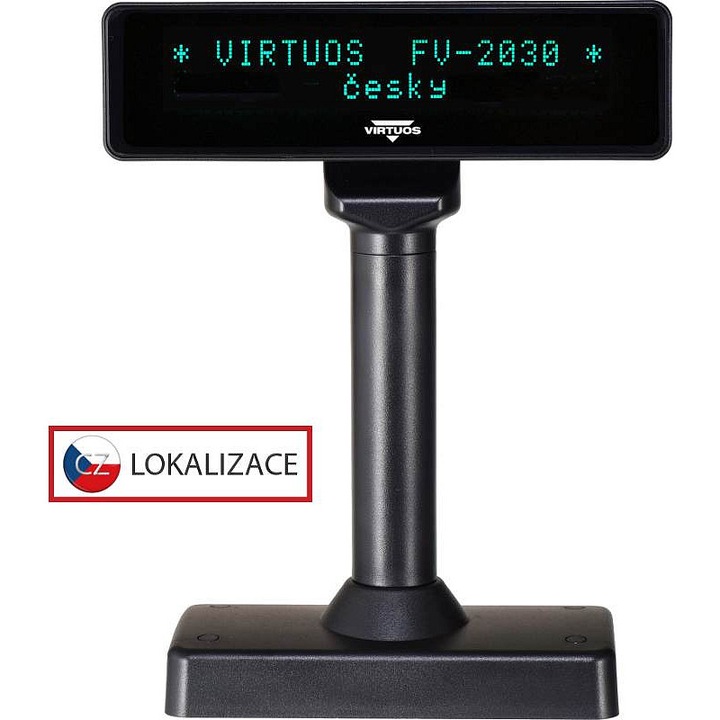 Afisaj VFD FV-2030B 2x20, 9mm, Serial, negru