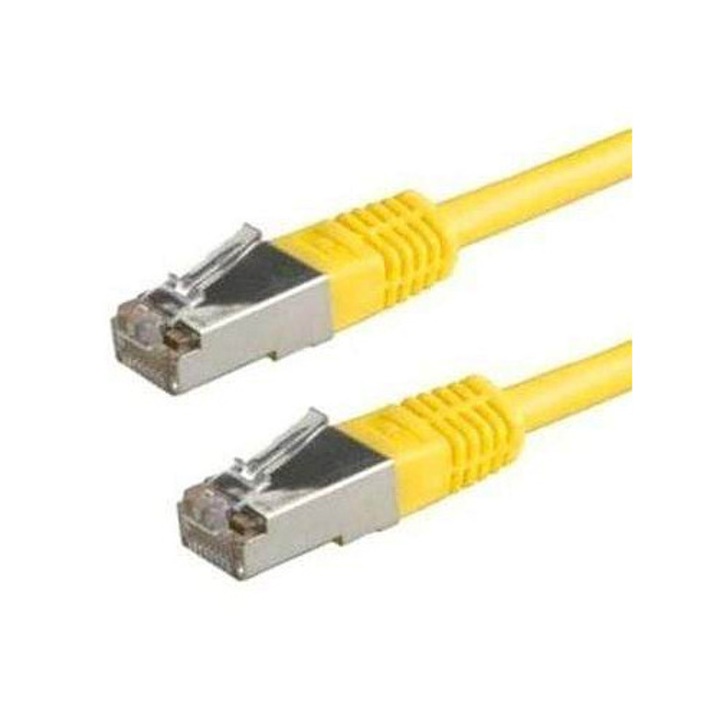 XTENDLAN Cat5E patch kábel, FTP árnyékolt, 10/100/1000 Mbps támogatás, sárga, 2 m