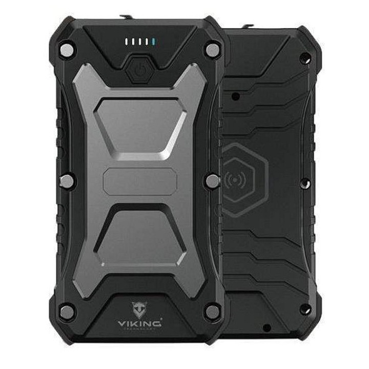 Powerbank Viking SKADI I, 10000mAh, ellenálló, fekete, 17.5x9.3x2.2cm