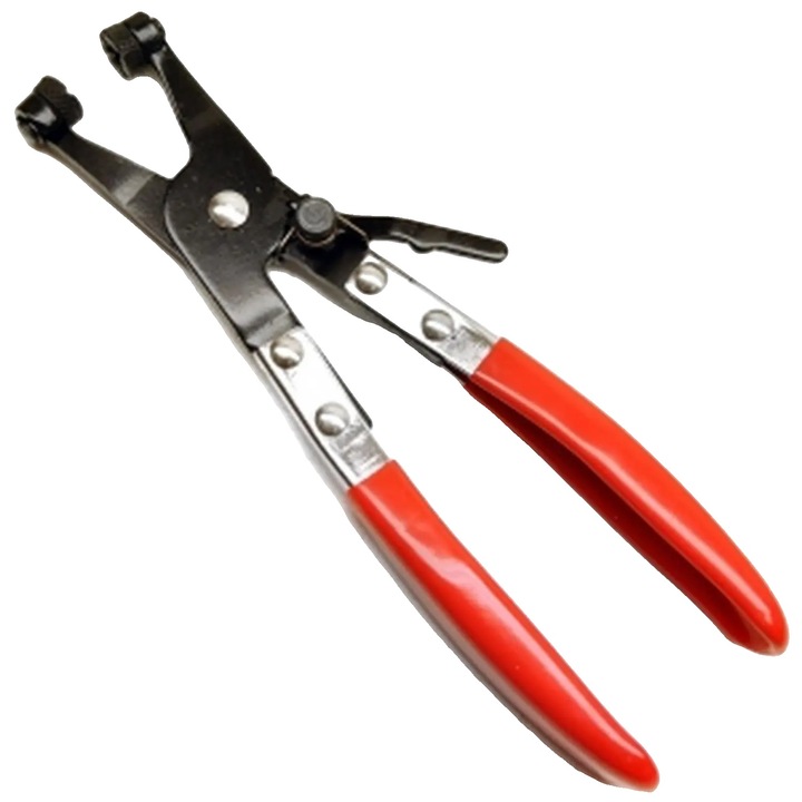 Tömlőbilincs fogó, 18cm, acél, kompakt