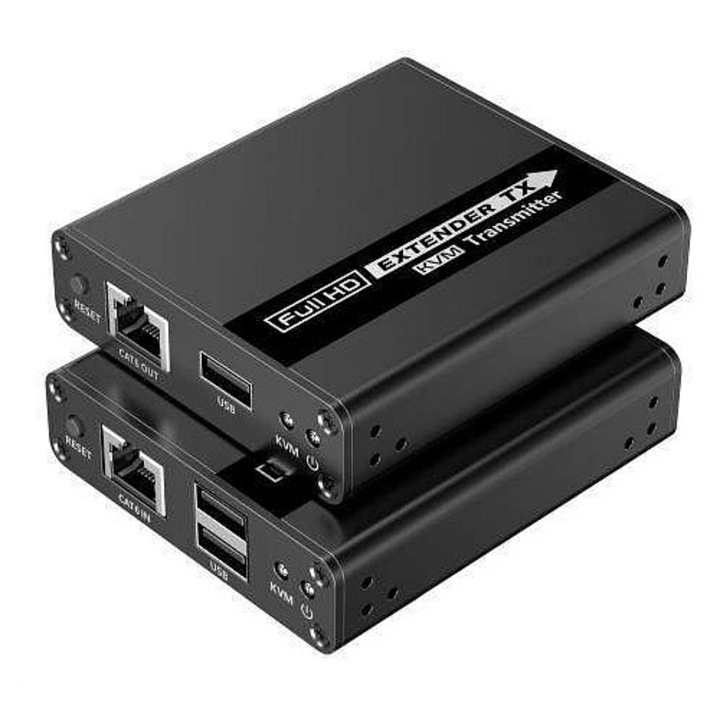 Удължител HDMI KVM Premiumcord 70m Full HD 1080p USB комплект