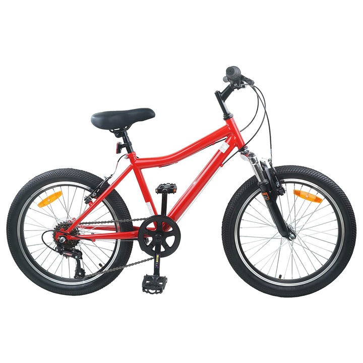 vidaXL Детски Велосипед 24 инча 6-Speed за деца на възраст 8-12 години
