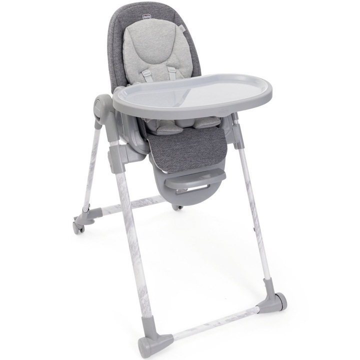 Scaun de masa Chicco Polly Armonia Carrara, 0 luni +