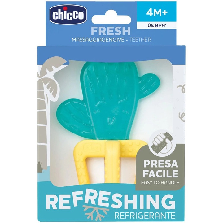 Chicco vegyes hűtőközeges gumigyűrű, 6 hónap +