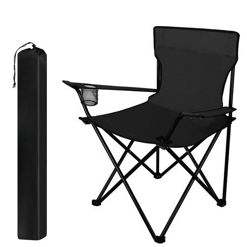 Scaun pliabil de pescuit/camping, Zola, suport pahar, cadru fier