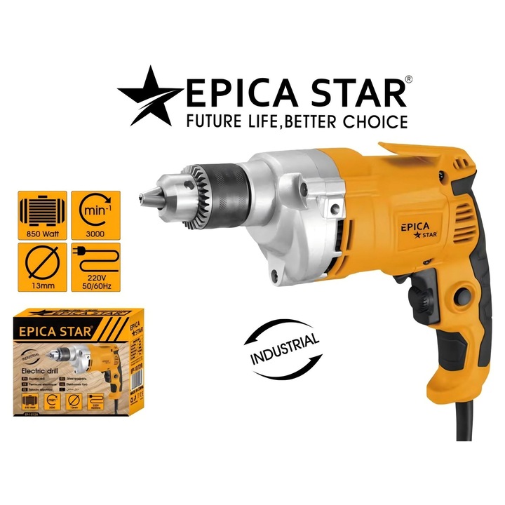 Bormasina electrica 850 W, Epica Star