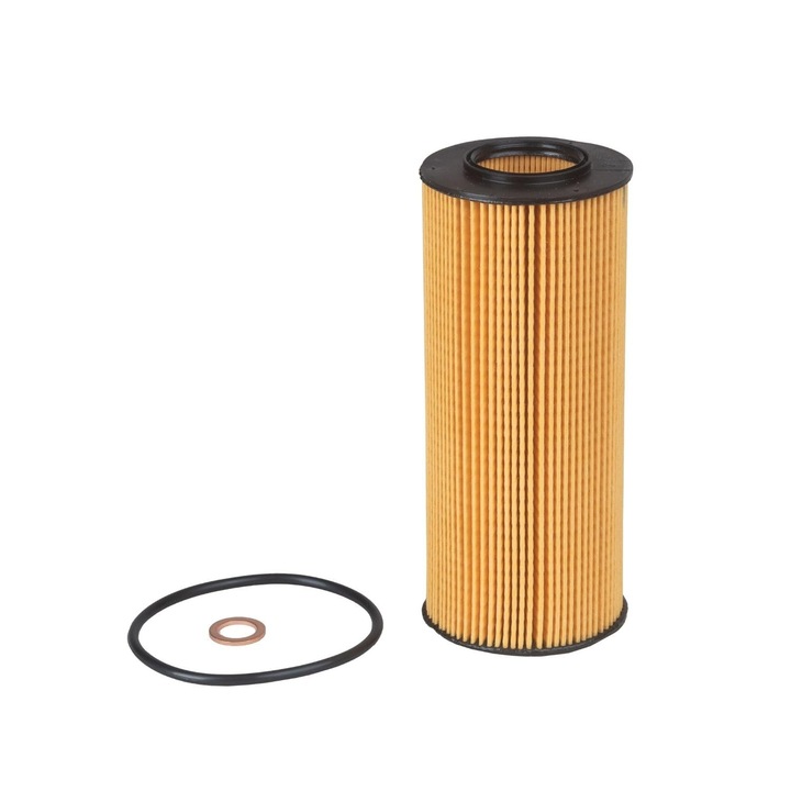 Purflux L369 olajszűrő, szűrőbetét BMW-hez, magasság 153 mm, belső átmérő 32 mm, külső átmérő 65 mm, sárga/fekete, 1 db