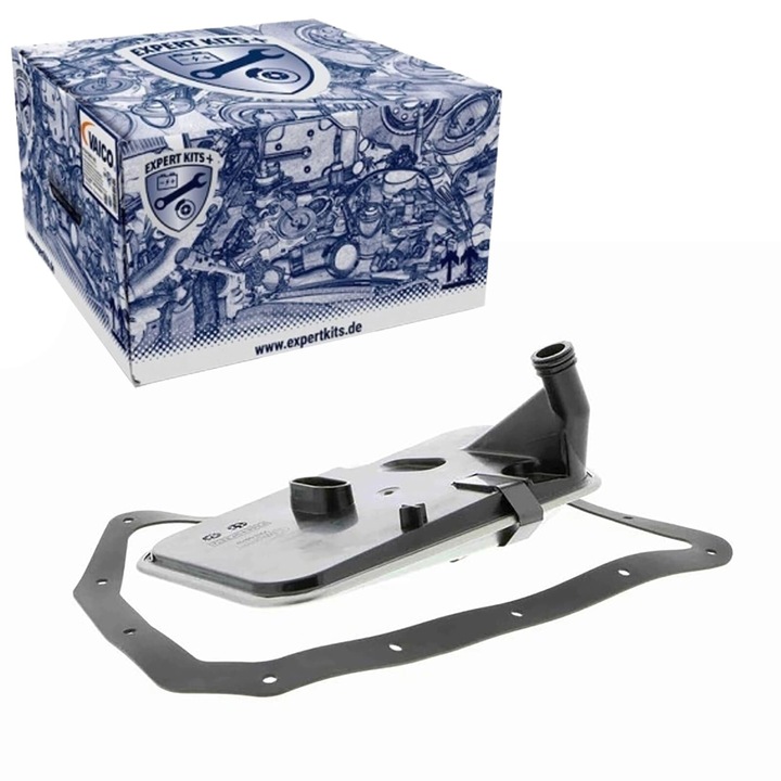 VAICO V20-0972 automata sebességváltó szűrő, CVT-hez (CVT16Z), tömítéssel, ezüst/fekete, 1 db
