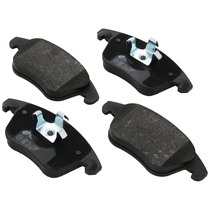 REMSA 1249.00 fékbetét készlet, tárcsafékhez, első tengely, hossz 155,2 mm, vastagság 19/18,2 mm, rugóval és ragasztófóliával, fekete, 4 db
