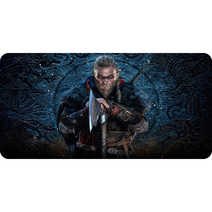 Mousepad Deskmat Assassin's Creed Valhalla 800x400x4 mm margini cusute Oktane