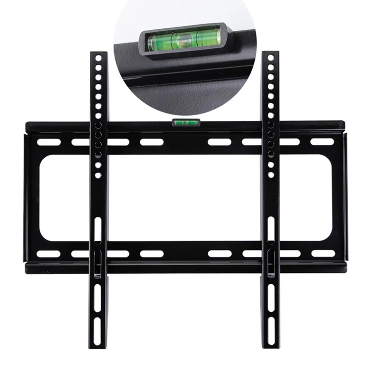 Suport TV de perete, Suport universal reglabil, Pentru 81–165 cm, Sarcina maxima 50 kg, Metal, Marime 20 cm