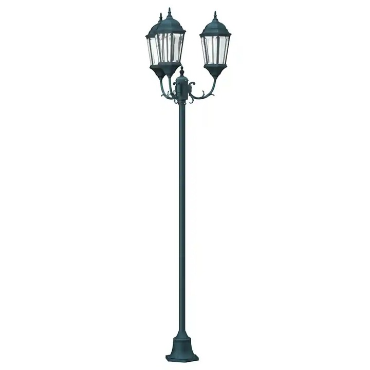 Lumina de gradina vidaXL, Verde vintage periat 57 x 49 x 241 cm