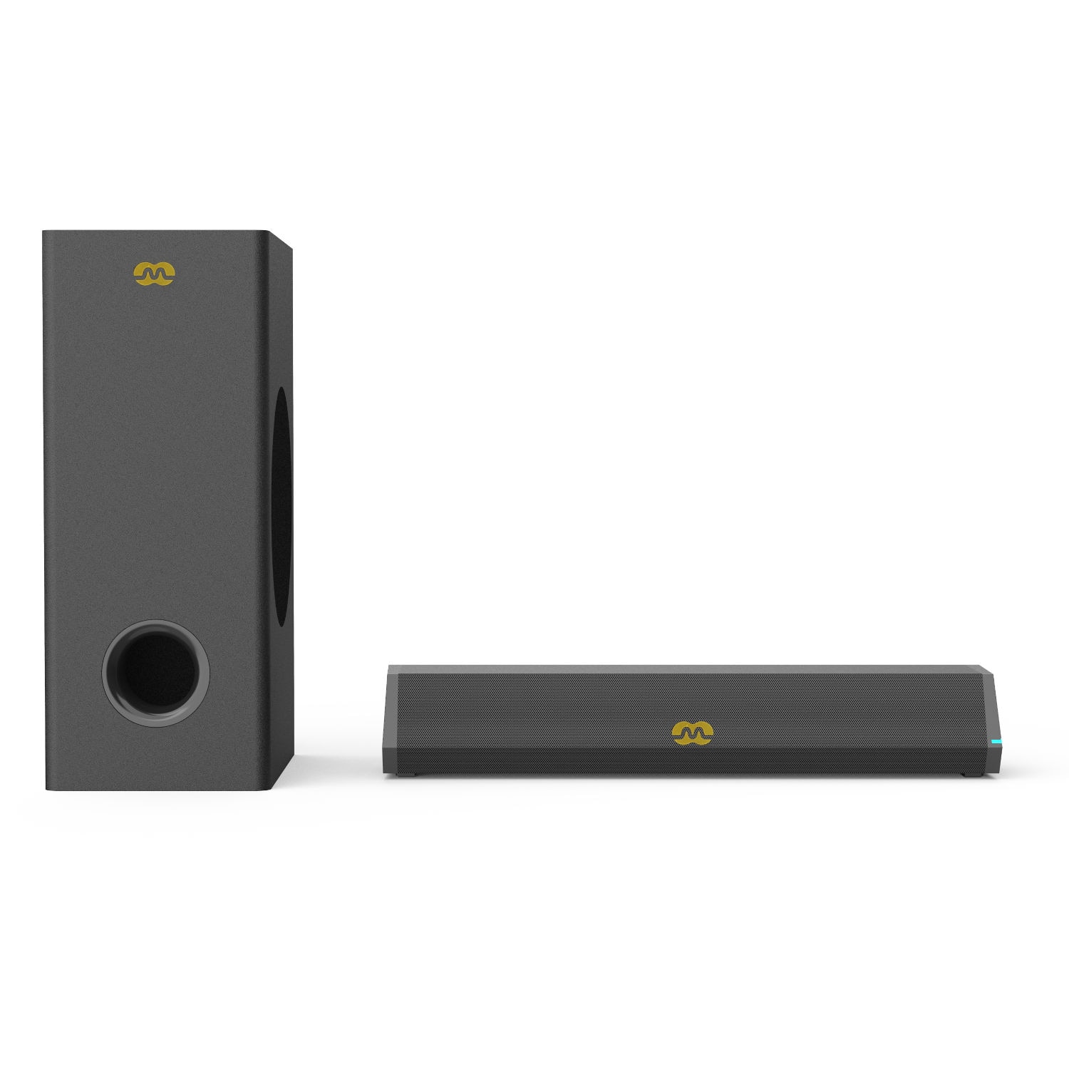 Soundbar Mozos GS-BAR 2.1, Bluetooth, negru, 42x10.9x7.2cm