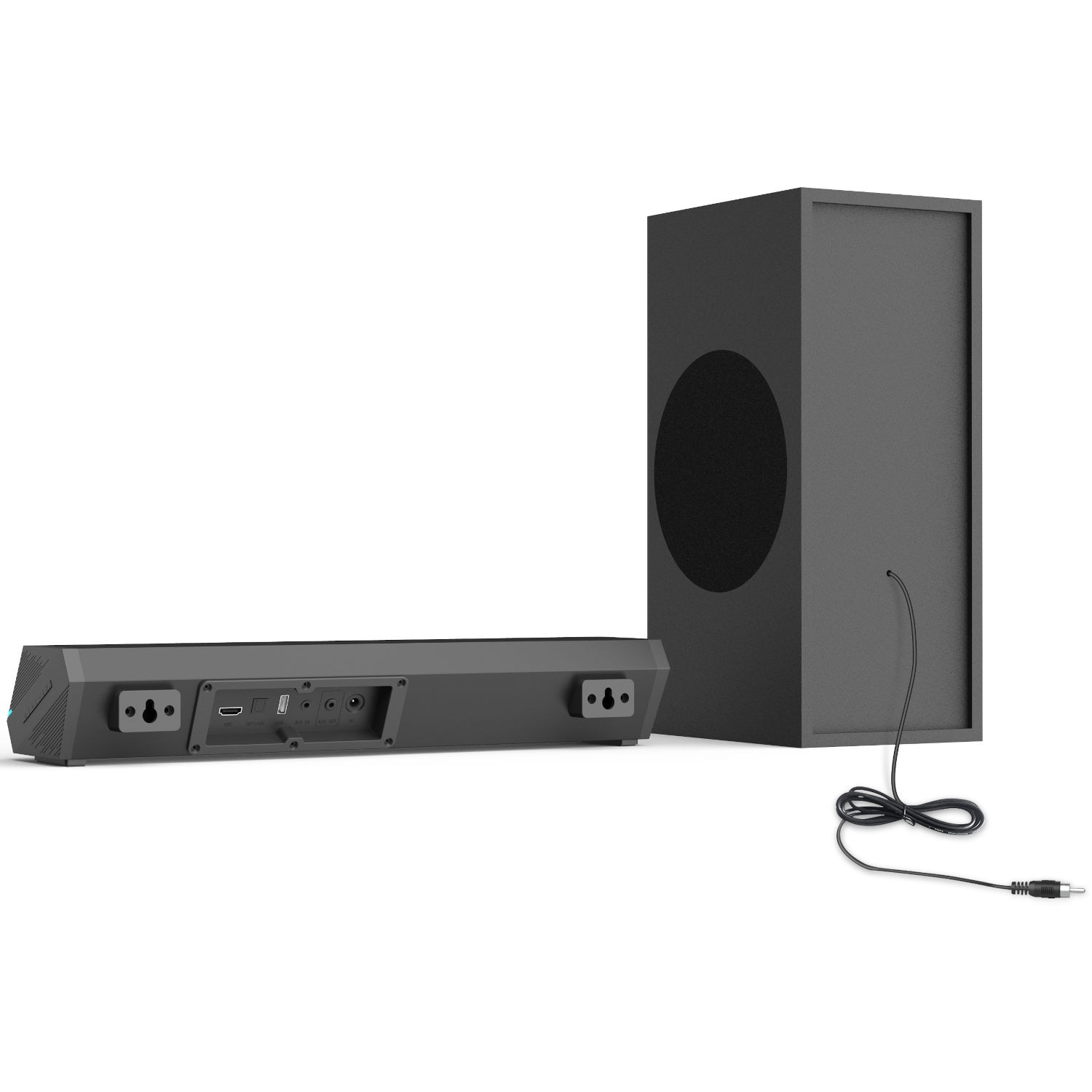 Soundbar Mozos GS-BAR 2.1, Bluetooth, negru, 42x10.9x7.2cm