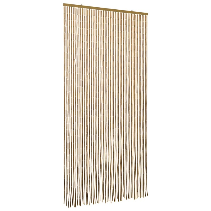 Cortina pentru usa de insecte vidaXL, multicolor 90 x 200 cm Bambus