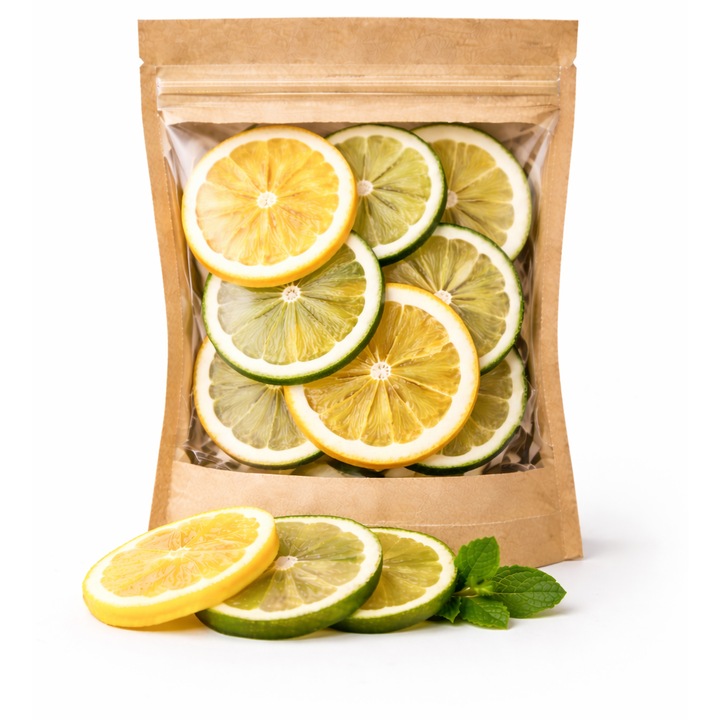 Mix pentru decor Citrice Deshidratate Tonuri Fresh – Lamaie Lime 200 g