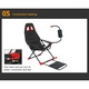 Simulator de curse, cockpit pliabil cu volan, pedale si schimbator de viteze, Force Feedback, Bluetooth, rotatie 180°, compatibil Xbox & Windows 11, Negru