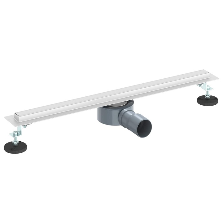 Scurgere pentru vidaXL, dus cu capac din sticla si sifon de 360° 50 cm